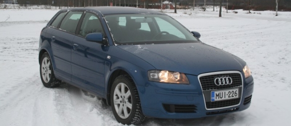 Parivertailussa Audi A3:n vuosimallit 2003 ja 2007