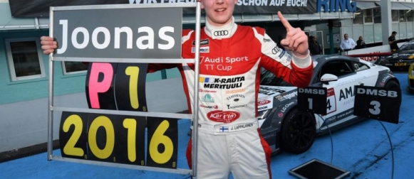 Joonas Lappalainen Audi Sport TT cupin mestaruuteen