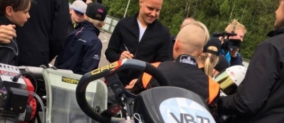 Valtteri Bottas luovutti nimeään kantavan karting-auton