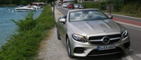 Koeajo Mercedes-Benz E-sarjan Cabrio – Kangaskattoinen unelma