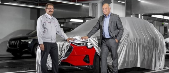 Audin täyssähköauto e-tronin valmistus alkoi