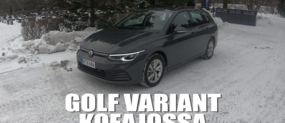 Koeajossa suomalaisten suosikki Volkswagen Golf Variant