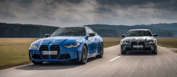BMW:ltä nelivetouutuudet M3 Sedan Competition ja M4 Coupé Competition-malleista