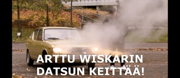 Arttu Wiskarin Datsun alkoi keittämään haastattelussa