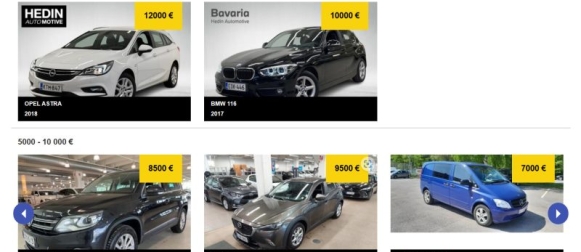 Autohuuto.fi on yritystenvälinen verkkohuutokauppa