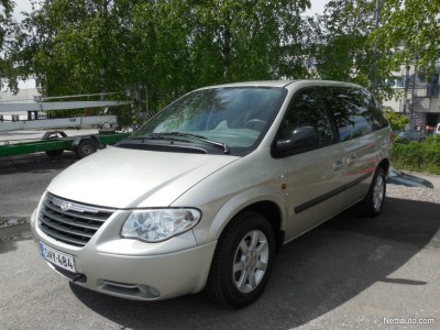 Chrysler Voyager oli pitkään oikea isojen tila-autojen hitti. Jos ei aja paljon ja bensalaskut sen takia ovat yhdentekeviä, voi tästä vain 100 800 kilometriä ajetusta ja 3.3-litraisella V6-moottorilla varustetusta, vuosimallin 2008 Voyagerista olla useamman lapsen perheelle olla iloa pitkäksi aikaa. Hyrylän Autotalo Tuusulassa myi sitä 10 900 eurolla.