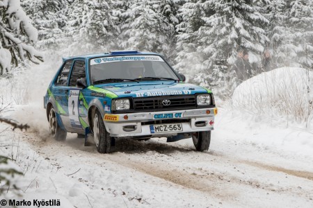 Petteri Salminen hallitsi Kouvolassa ajettua avauskilpailua. kuva Marko Kyöstilä