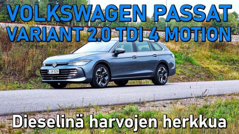 Koeajovideo: Volkswagen Passat Variant 2.0 TDI 4Motion – Harvojen herkkua nykyään